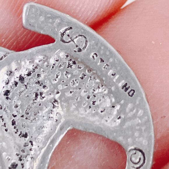 VTG Lot of 3 Horse Brooches and Sterling Charm Mid Century Equestrian Jewelry - Picture 9 of 11